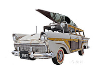Load image into Gallery viewer, Fords Woody-Look Country Squire W/ Kayak
