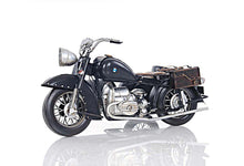Load image into Gallery viewer, Black Vintage Motorcycle
