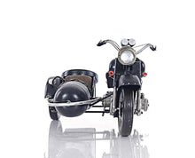Load image into Gallery viewer, Black Vintage Motorcycle
