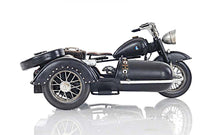 Load image into Gallery viewer, Black Vintage Motorcycle
