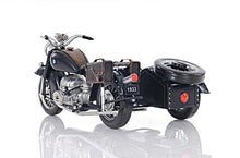 Load image into Gallery viewer, Black Vintage Motorcycle
