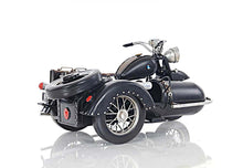Load image into Gallery viewer, Black Vintage Motorcycle

