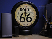 Load image into Gallery viewer, Black Gasoline 66 Gas Pump Clock
