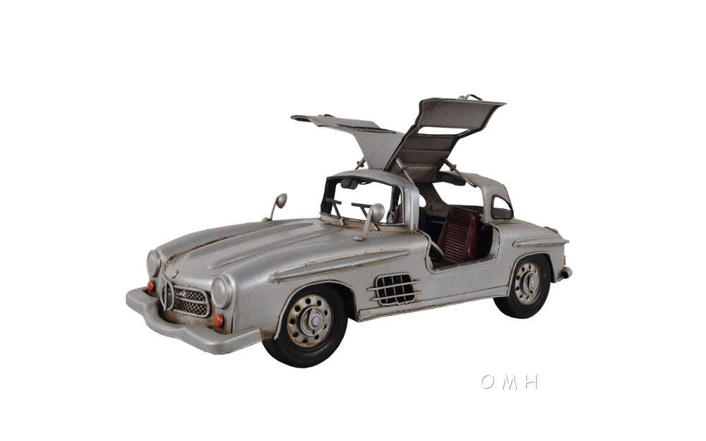 Mercedes Benz 300L Gullwing Silver Model