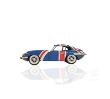 Load image into Gallery viewer, 1961 E-Type Jaguar Model Car Metal Handmade
