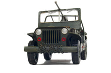 Load image into Gallery viewer, 1941 Willys MB Overland Jeep Green Metal Handmade
