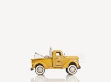 Load image into Gallery viewer, 1926 Pennzoil Tow Truck Yellow Metal Handmade
