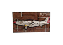 Load image into Gallery viewer, 1943 Mustang P-51 Fighter 3D Model Painting Frame
