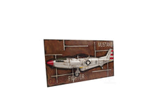 Load image into Gallery viewer, 1943 Mustang P-51 Fighter 3D Model Painting Frame
