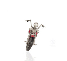 Load image into Gallery viewer, Red Harley-Davidson Motorcycle Metal Handmade
