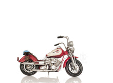Load image into Gallery viewer, Red Harley-Davidson Motorcycle Metal Handmade
