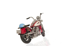 Load image into Gallery viewer, Red Harley-Davidson Motorcycle Metal Handmade

