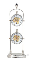 Load image into Gallery viewer, Brass See Thru Clock Double
