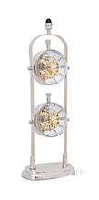 Load image into Gallery viewer, Brass See Thru Clock Double
