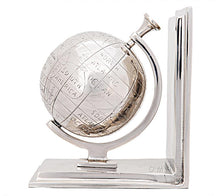 Load image into Gallery viewer, Alum Globe Bookend Set Of Two

