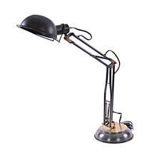 Load image into Gallery viewer, Brass Table Spring Lamp On Round Base

