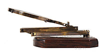 Load image into Gallery viewer, Brass Big Magnifier Glass W/ Wooden Base
