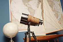 Load image into Gallery viewer, Brass Binocular On Stand
