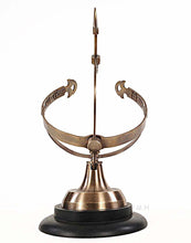 Load image into Gallery viewer, Brass Armillary On Wooden Base
