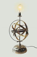 Load image into Gallery viewer, Aluminum Armillary Table Lamp
