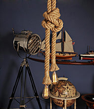 Load image into Gallery viewer, Rope Pendant Lamp - Two Bulbs
