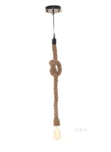Load image into Gallery viewer, Rope Pendant Lamp - Single Bulb
