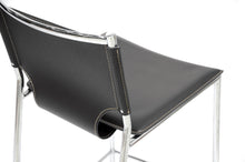 Load image into Gallery viewer, Baxton Studio Montclare Modern and Contemporary Black Bonded Leather Upholstered Modern Counter Stool (Set of 2)

