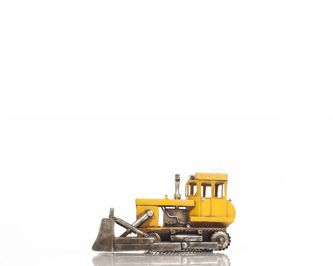 Metal Handmade Tin Bulldozer