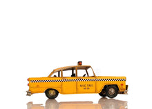 Load image into Gallery viewer, Handmade Tin Classic New York City Taxi Model

