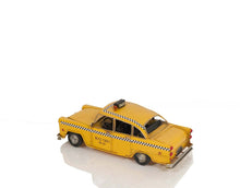 Load image into Gallery viewer, Handmade Tin Classic New York City Taxi Model
