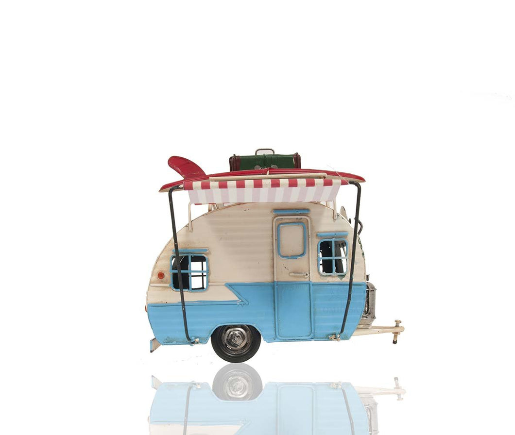 Classic Camper with photo frame piggy bank Metal