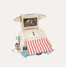 Load image into Gallery viewer, Classic Camper with photo frame piggy bank Metal
