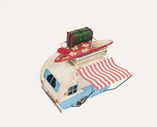 Load image into Gallery viewer, Classic Camper with photo frame piggy bank Metal
