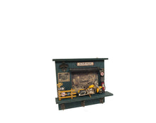 Load image into Gallery viewer, Vintage Harley Motorcycle Shadow Box on Wood Frame

