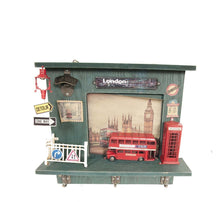 Load image into Gallery viewer, Vintage Double Decker London Bus Shadow Box
