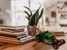 Load image into Gallery viewer, Handmade Vintage Tow Truck Model
