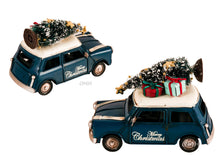 Load image into Gallery viewer, Handmade 1960s Mini Cooper Christmas Car Model Set of 2
