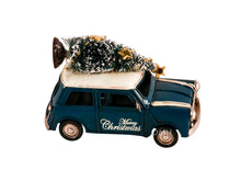 Load image into Gallery viewer, Handmade 1960s Mini Cooper Christmas Car Model Set of 2
