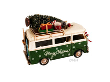 Load image into Gallery viewer, Handmade 1960s Volkswagen Bus Christmas Model
