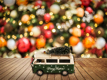 Load image into Gallery viewer, Handmade 1960s Volkswagen Bus Christmas Model
