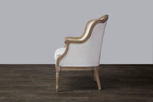Load image into Gallery viewer, Baxton Studio Charlemagne Traditional French Accent Chair-Oak
