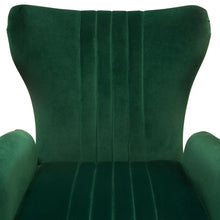Load image into Gallery viewer, Ava Chair in Emerald Green Velvet w/ Gold Leg by Diamond Sofa
