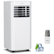 Load image into Gallery viewer, 4-in-1 8000 BTU Air Conditioner with Cool Fan Dehumidifier and Sleep Mode-White
