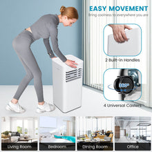 Load image into Gallery viewer, 10000 BTU 4-in-1 Portable Air Conditioner with Humidifier and Sleep Mode-White
