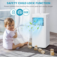Load image into Gallery viewer, 10000 BTU 4-in-1 Portable Air Conditioner with Humidifier and Sleep Mode-White
