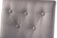 Load image into Gallery viewer, Baxton Studio Gardner Modern and Contemporary Dark Brown Finished Grey Fabric Upholstered Dining Chair (Set of 4)

