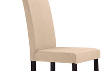 Load image into Gallery viewer, Baxton Studio Andrew Contemporary Espresso Wood Beige Fabric 5 PC Dining Set
