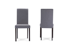 Load image into Gallery viewer, Baxton Studio Andrew Contemporary Espresso Wood Grey Fabric 5PC Dining Set
