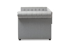 Load image into Gallery viewer, Baxton Studio Mabelle Modern and Contemporary Grey Fabric Trundle Daybed
