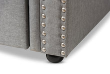 Load image into Gallery viewer, Baxton Studio Mabelle Modern and Contemporary Grey Fabric Trundle Daybed

